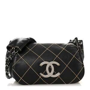Chanel Lambskin Contrast Stitch Small #230673C12B